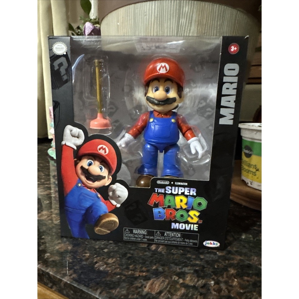 JAKKS Pacific Super Mario Bros. Movie Mario 5 in Action Figure - 417164